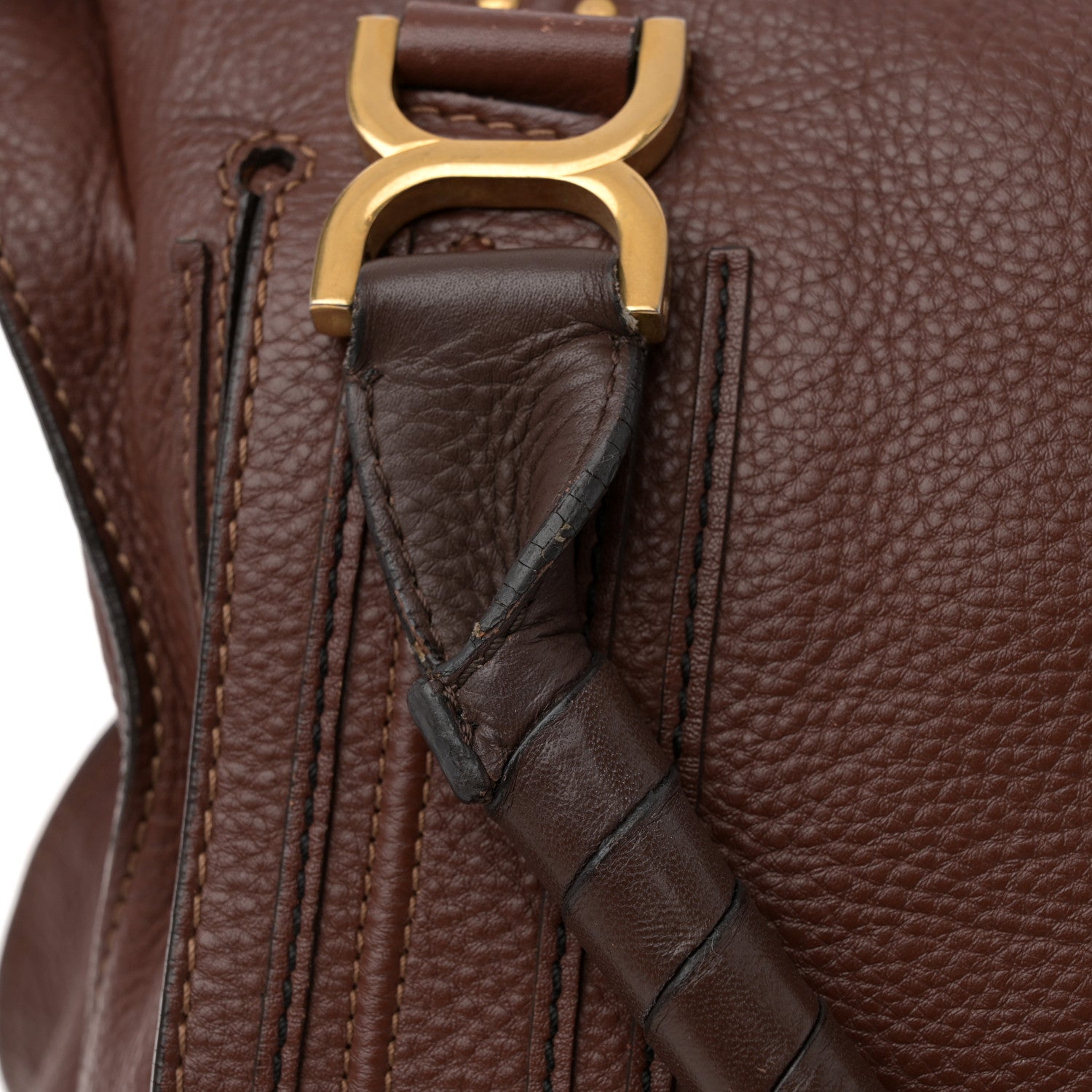 Chloe Calfskin Large Marcie Satchel Ebony 16 of 18