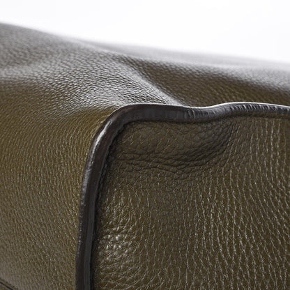 Prada Vitello Daino Tote Dark Green 10 of 11