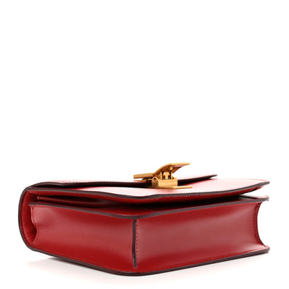 Celine Box Calfskin Teen Classic Box Flap Bag Red 4 of 13
