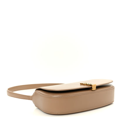Saint Laurent Box Calfskin Mini Voltaire Shoulder Bag Dark Cork 4 of 11