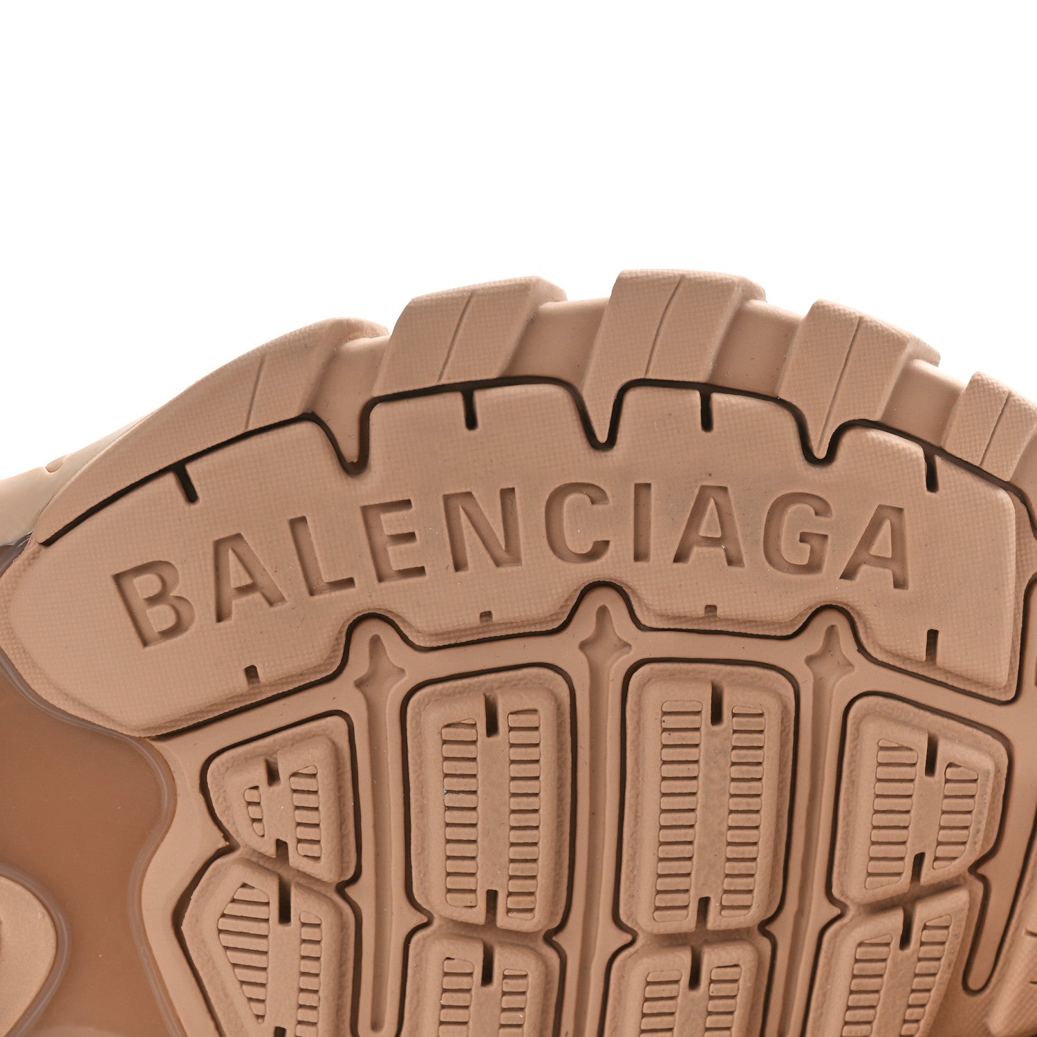 Balenciaga Neoprene Rubber Womens Track Sandals 37 Full Beige 7 of 9