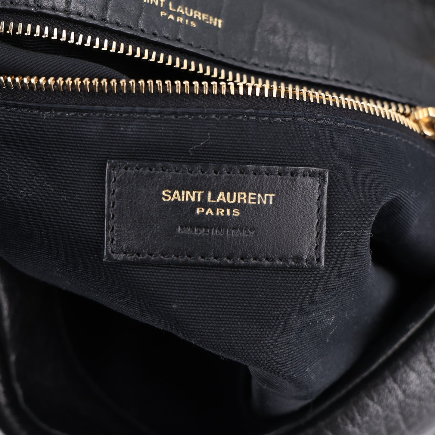 Plunged Lambskin Calypso Black