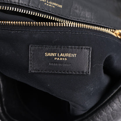 Saint Laurent Plunged Lambskin Calypso Black 7 of 11