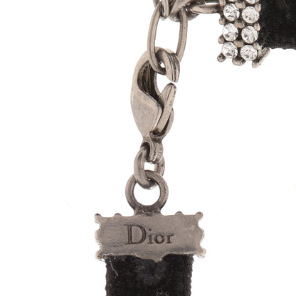 Christian Dior Velvet Crystal J’Adior Choker Necklace Black 5 of 5