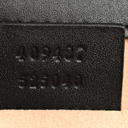 Gucci GG Supreme Monogram Bees Small Padlock Shoulder Bag Black 7 of 13