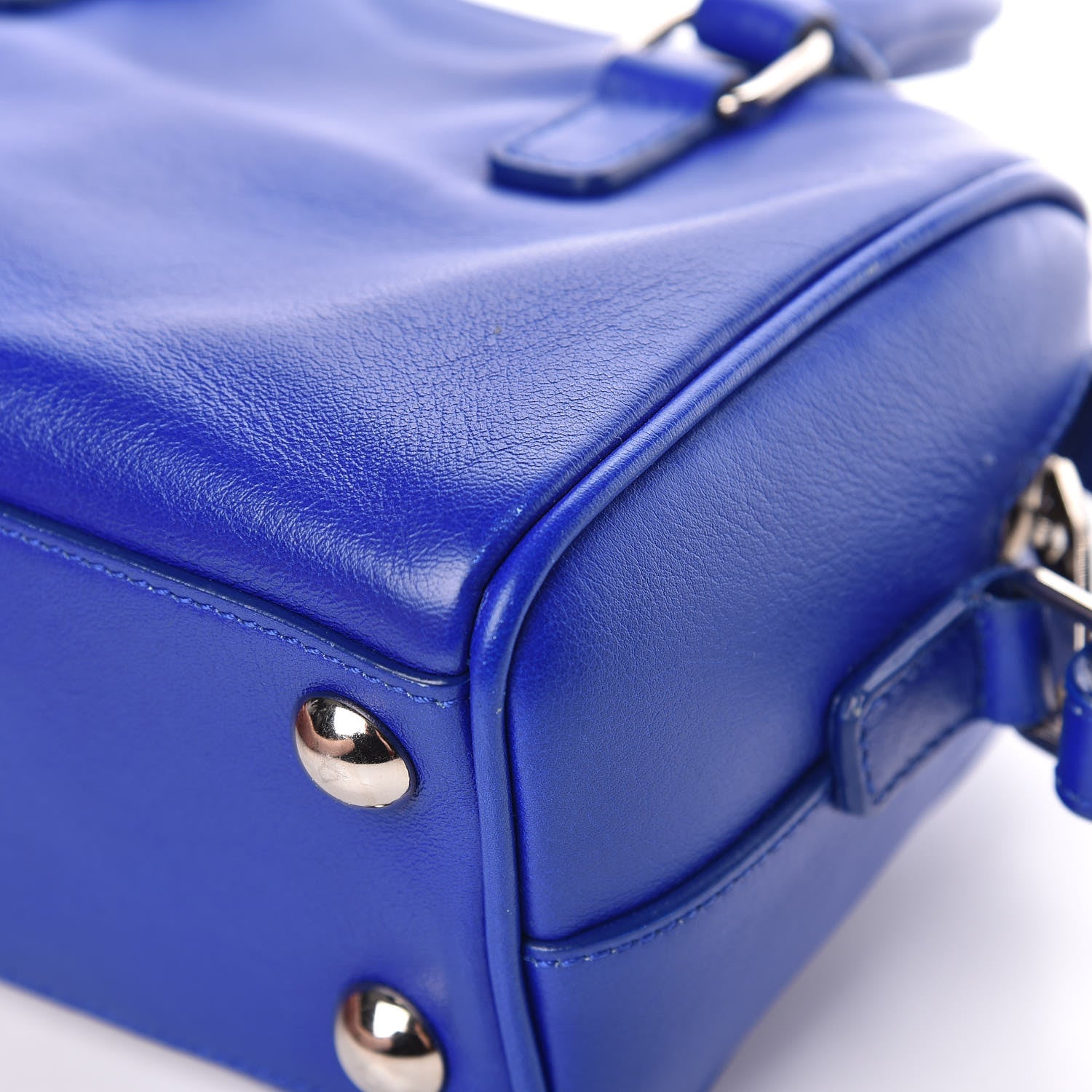 Saint Laurent Calfskin Toy Classic Duffle Blue 14 of 18