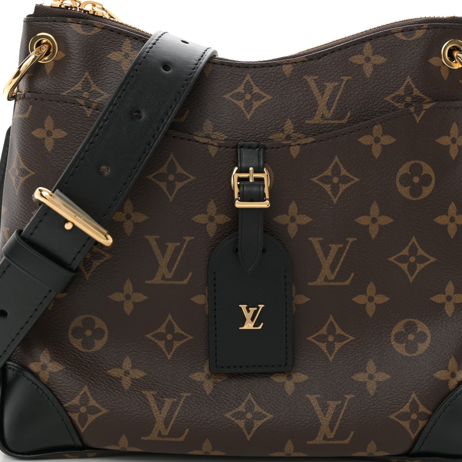 Louis Vuitton Monogram Odeon PM Black 7 of 9