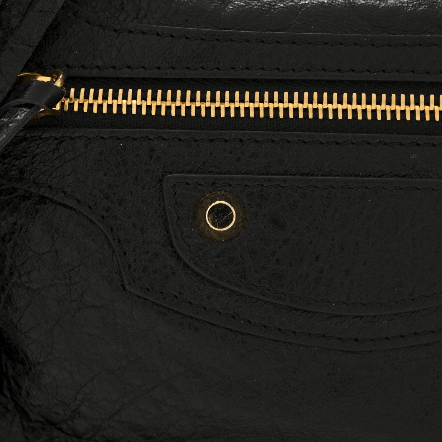 Balenciaga Agneau Classic Gold Hardware City Black 11 of 12