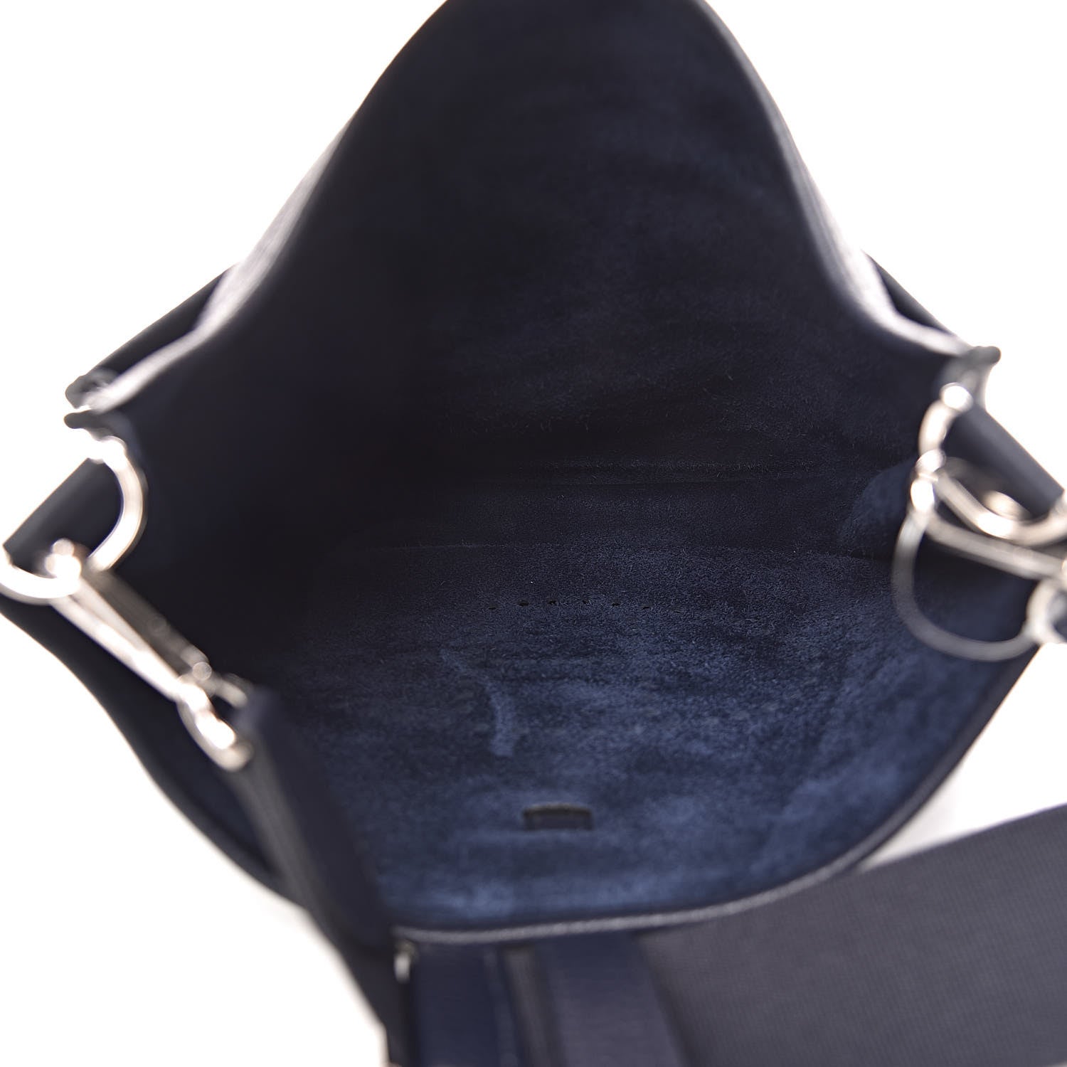 Hermes Taurillon Clemence Evelyne III GM Bleu Nuit 5 of 11
