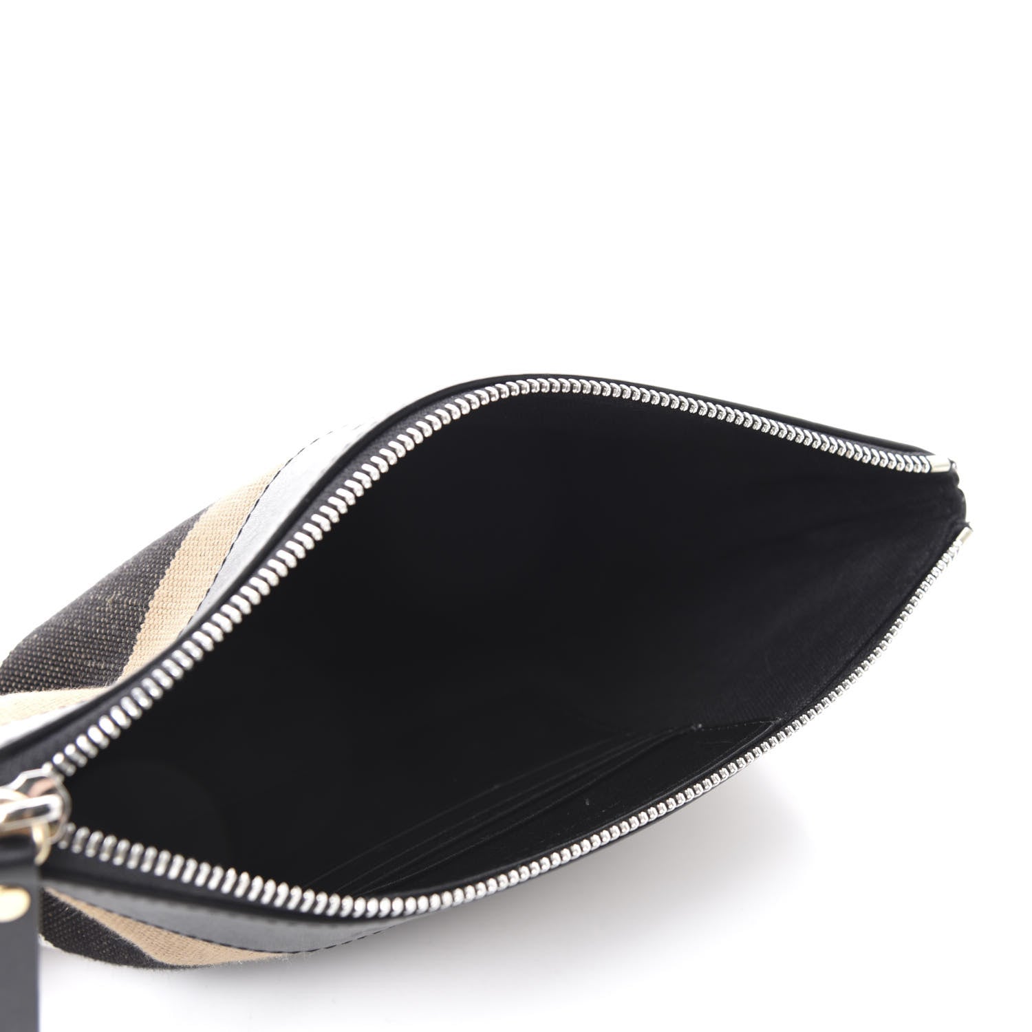 Burberry House Check Derby Peyton Crossbody Clutch Bag Black 5 of 11