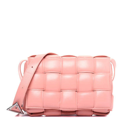 Bottega Veneta Nappa Maxi Intreccio Padded Cassette Crossbody Bag Peachy 1 of 13