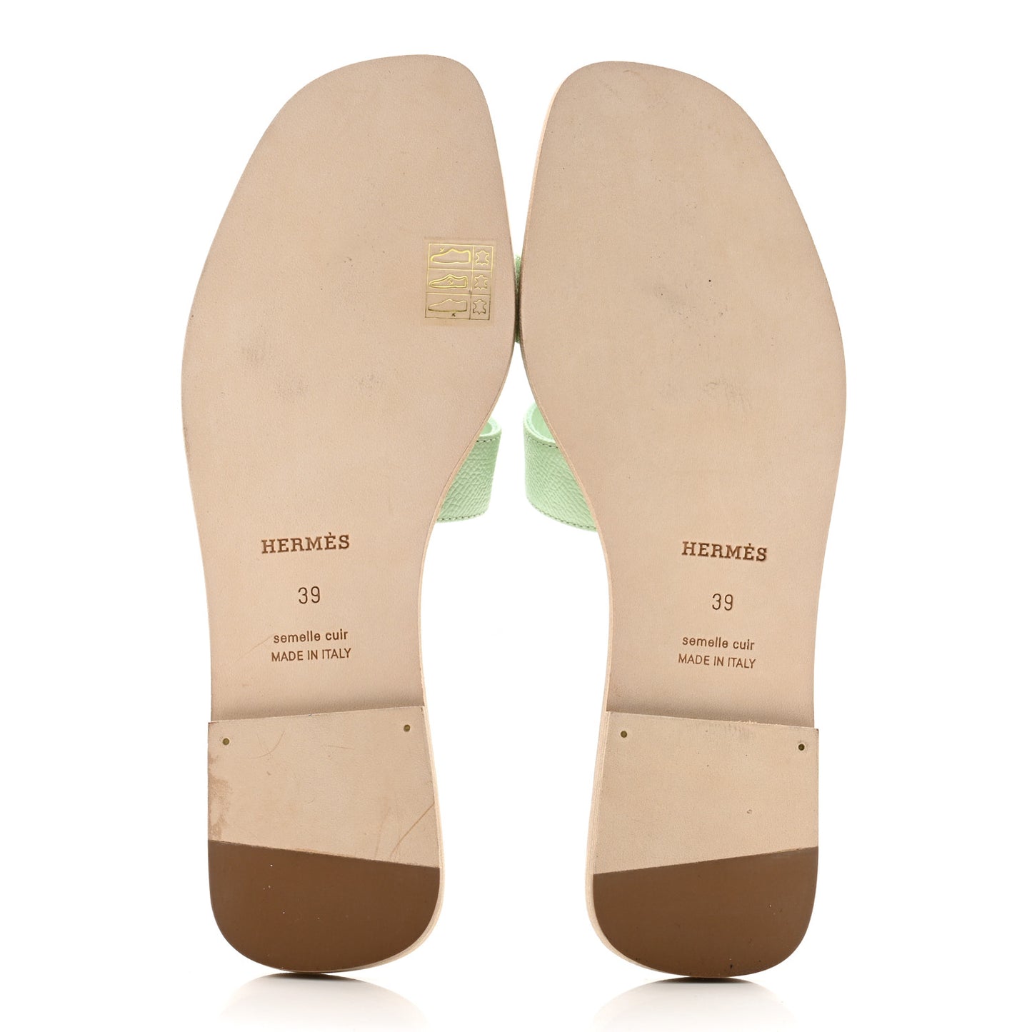 Epsom Oran Sandals 39 Vert Jade