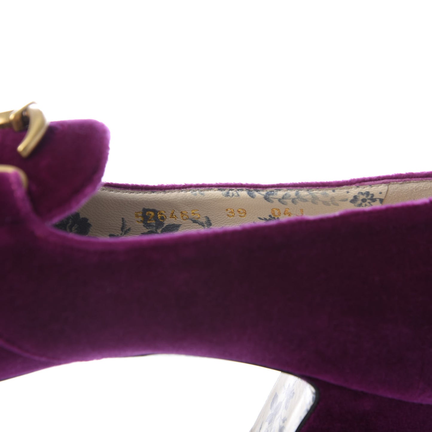 Softy Velvet GG Victoire 55mm Loafer Pumps 39 Fucsia