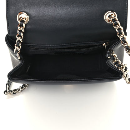 Chanel Lambskin Quilted Studded CC Flap Black 5 of 12