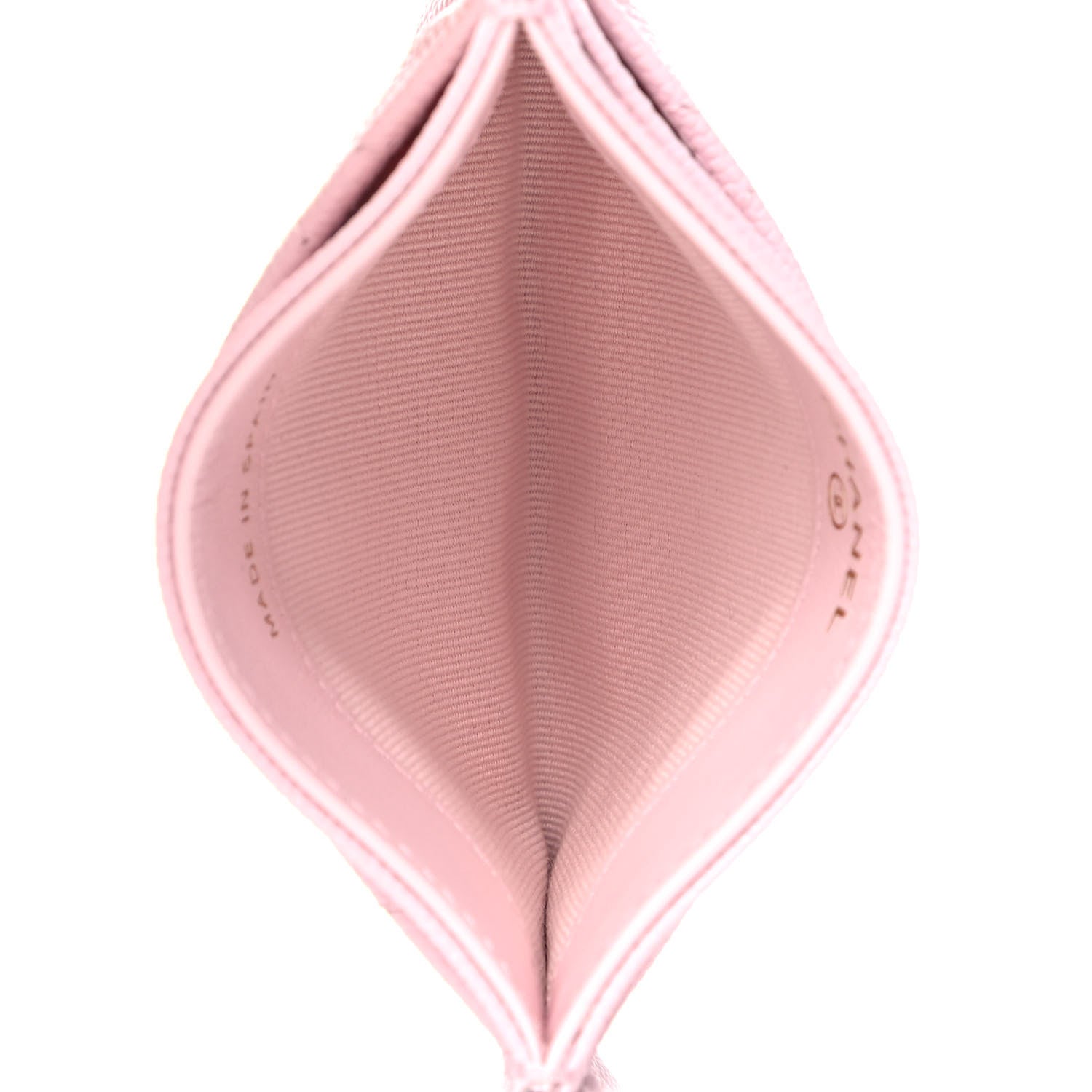 Chanel Caviar Quilted Card Holder Light Pink 7 of 9