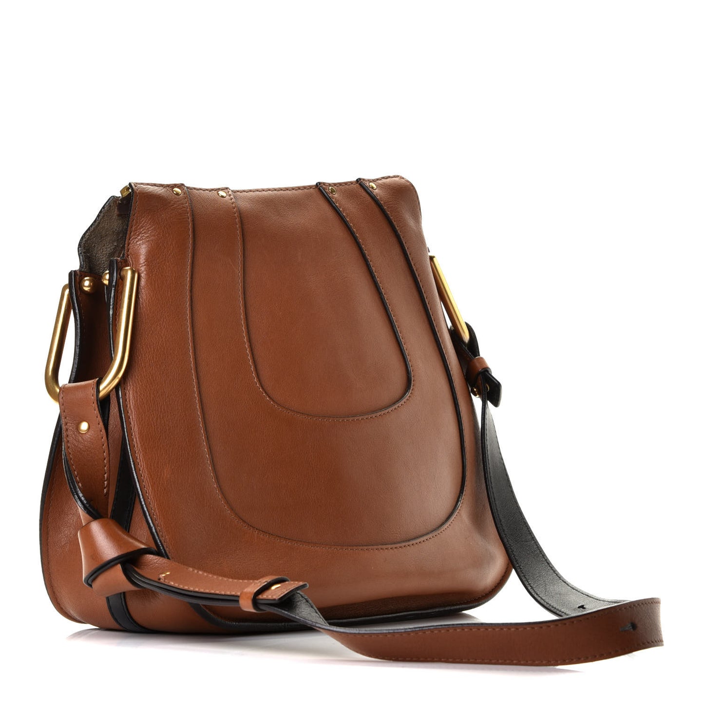 Calfskin Small Hayley Hobo Tan