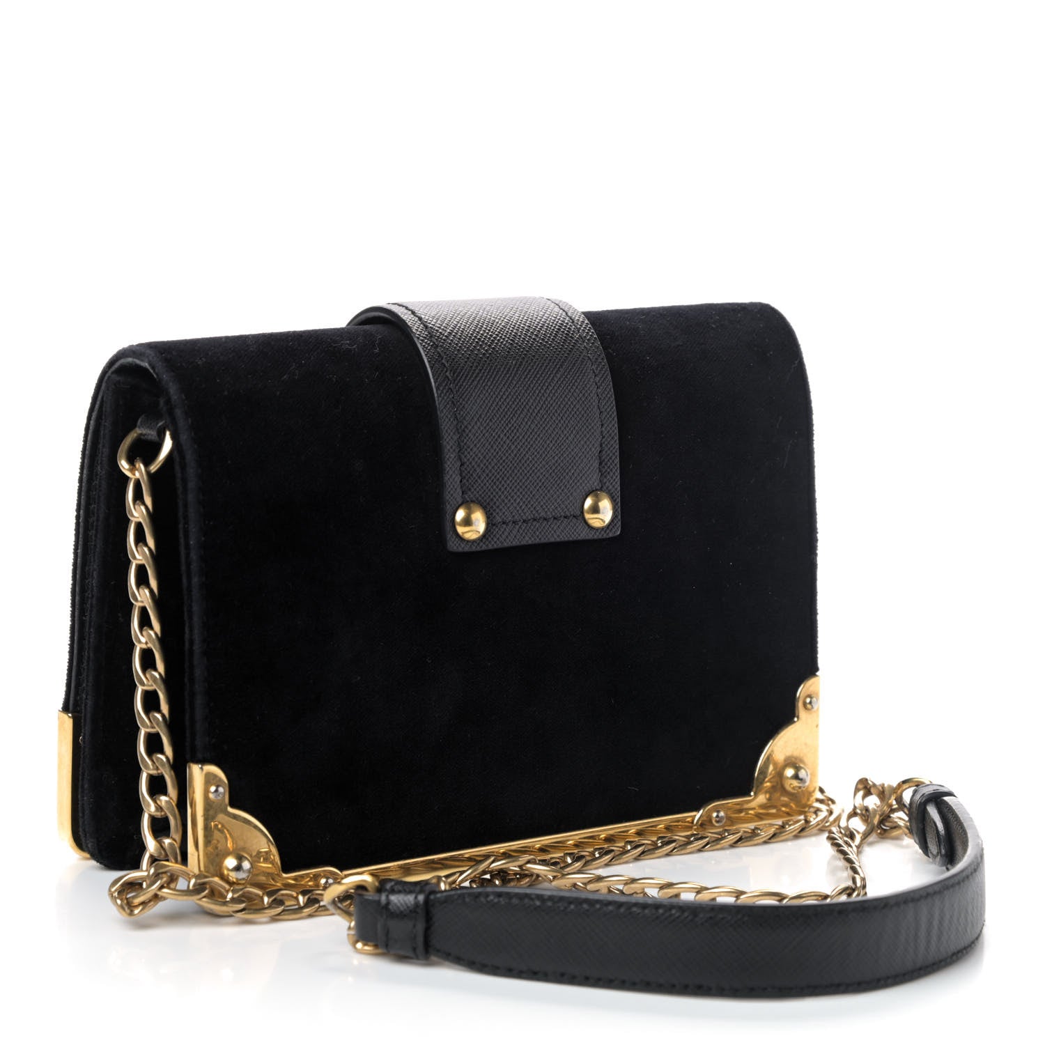 Prada Velvet Cahier Astrology Bag Black 2 of 4