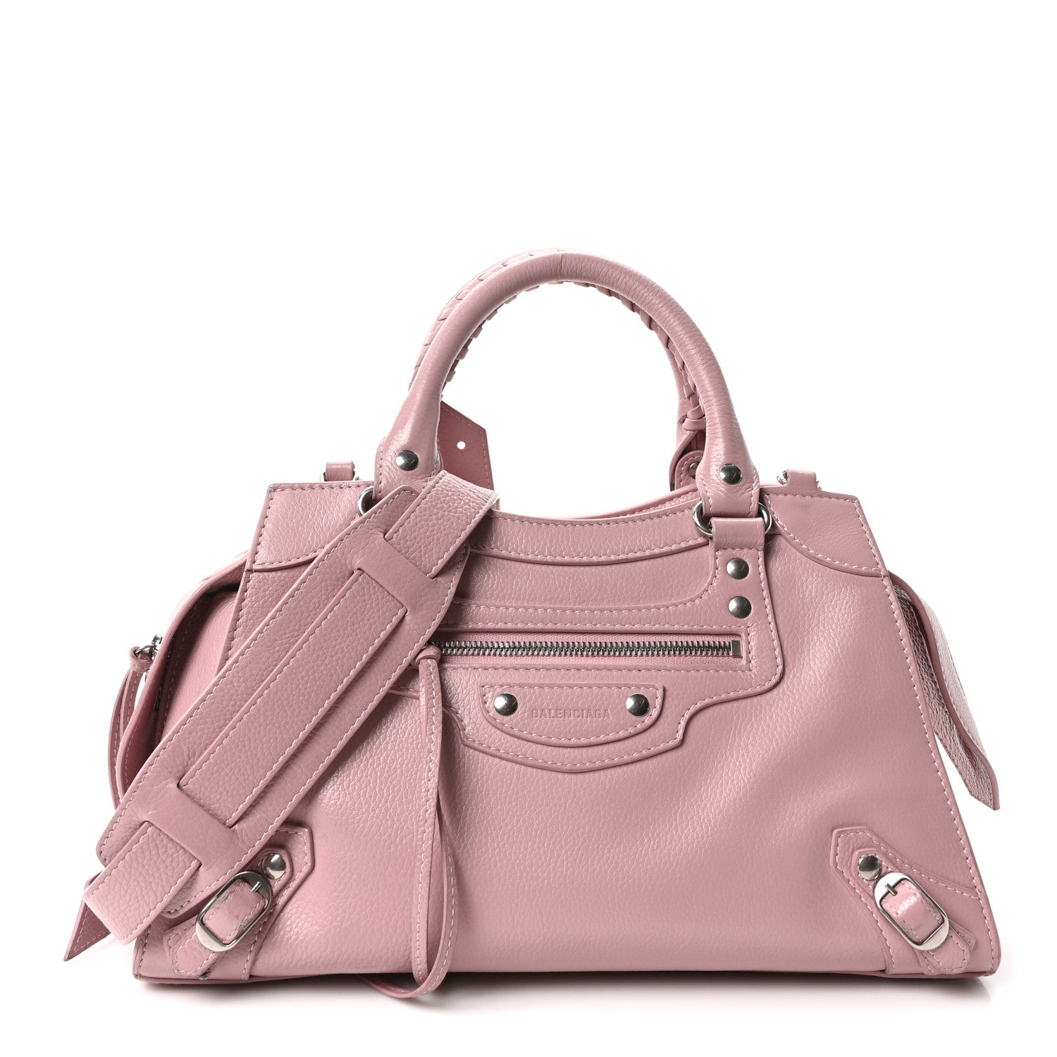 Balenciaga Grained Calfskin Neo Classic Silver Hardware S City Powder Pink 1 of 10