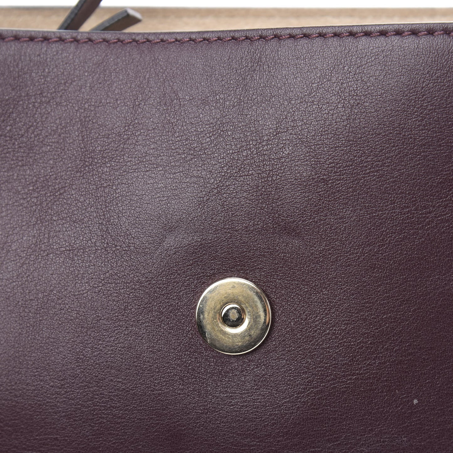 Calfskin Suede Medium Faye Shoulder Bag Plum Purple