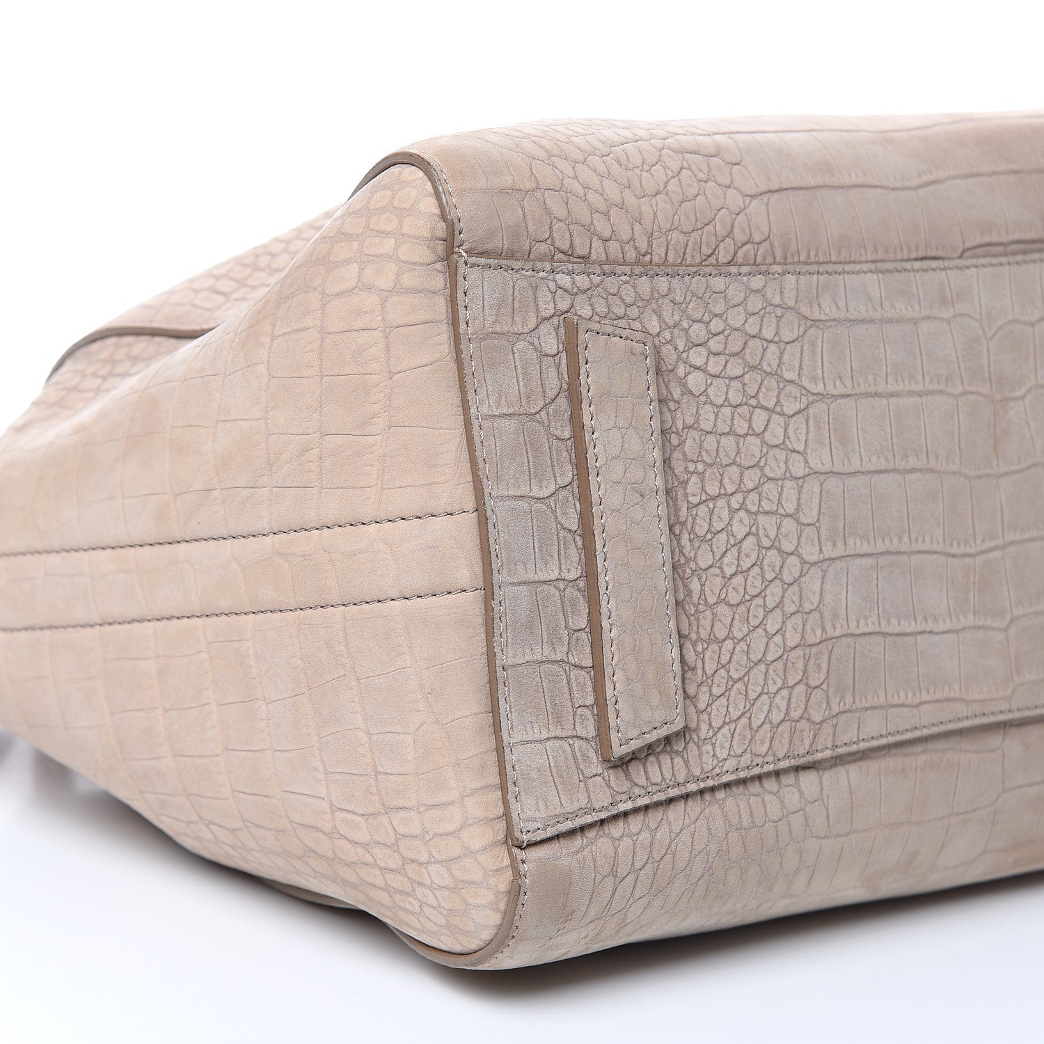 Givenchy Nubuck Crocodile Embossed Medium Antigona Beige 8 of 18