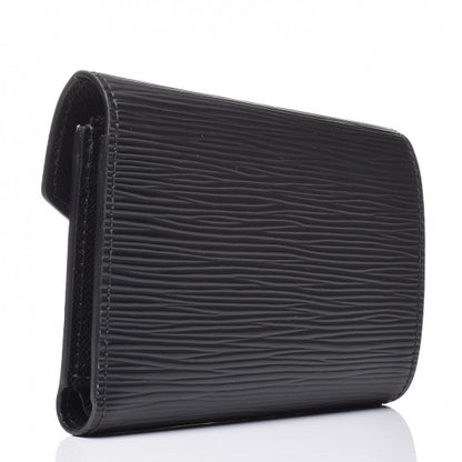 Louis Vuitton Epi Victorine Wallet Black 3 of 7