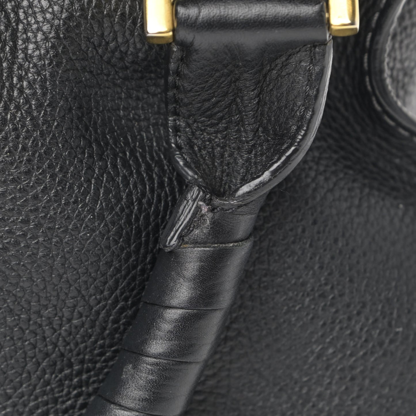 Calfskin Medium Marcie Satchel Black