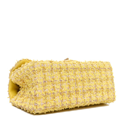 Chanel Tweed Quilted 2.55 Reissue Mini Flap Yellow 4 of 10