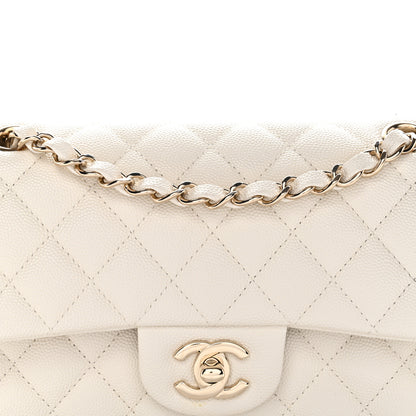 Chanel Caviar Quilted Small Double Flap White 8 of 11