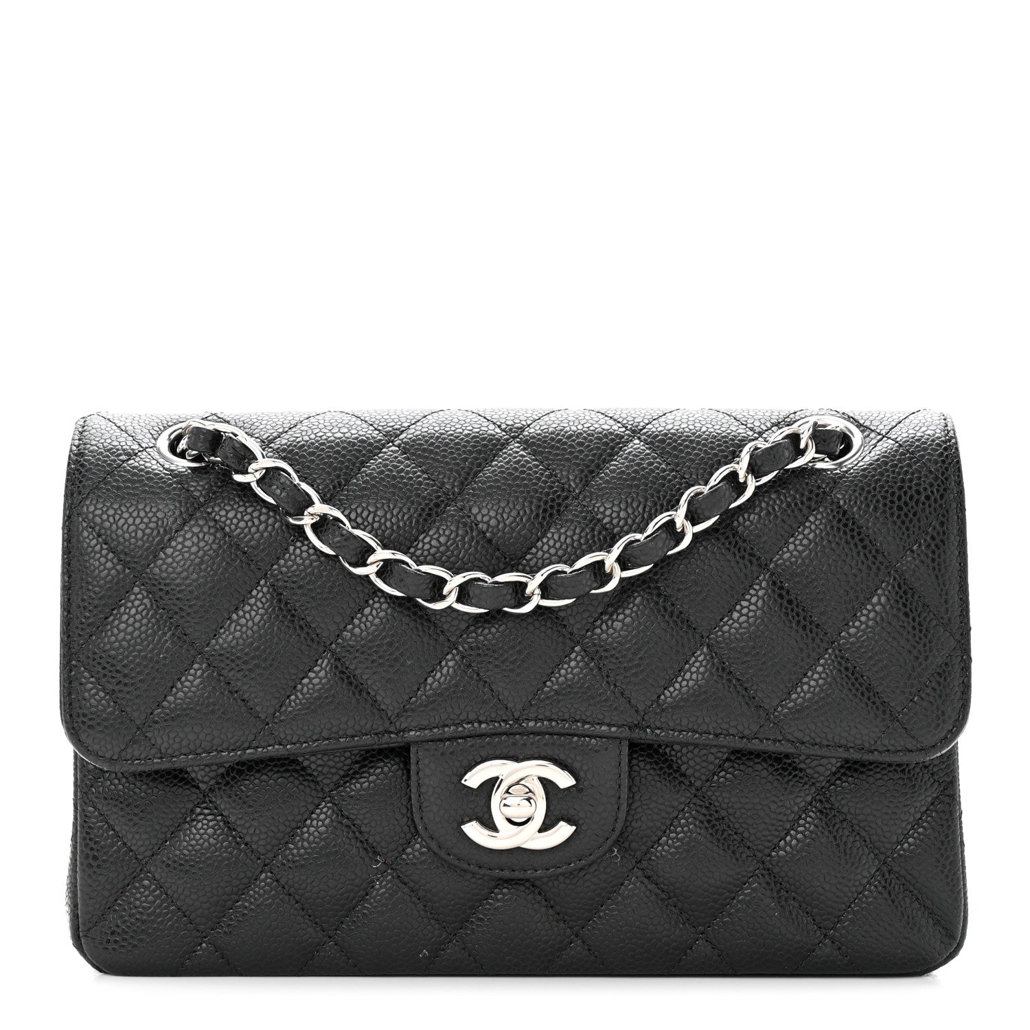 Chanel Caviar Quilted Small Double Flap Black 1 of 11