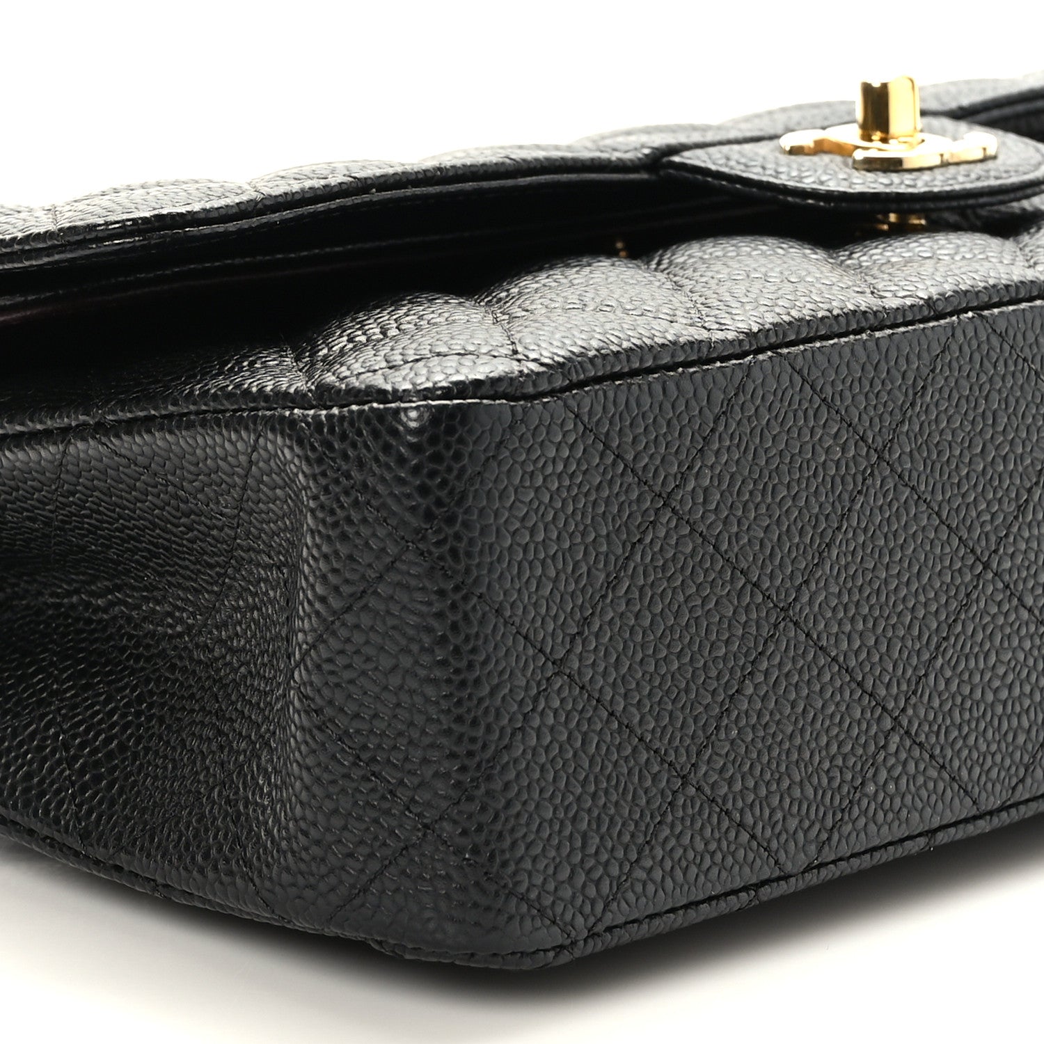 Chanel Caviar Quilted Medium Double Flap Black 8 of 10