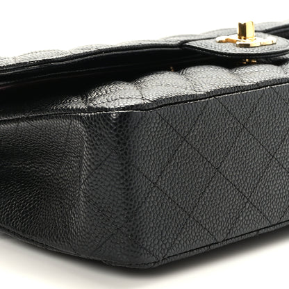 Chanel Caviar Quilted Medium Double Flap Black 8 of 10