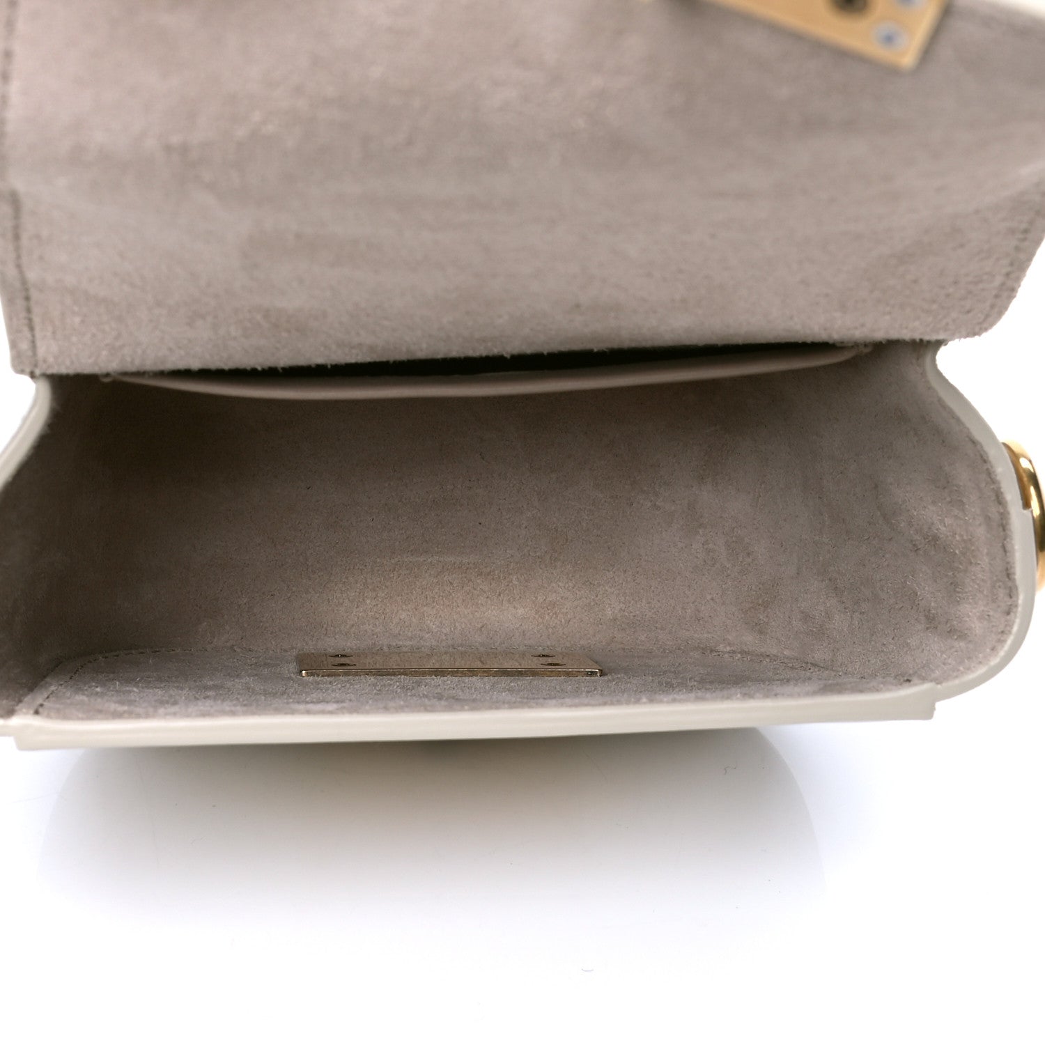 Saint Laurent Smooth Calfskin Mini Betty Satchel Ivory 4 of 5