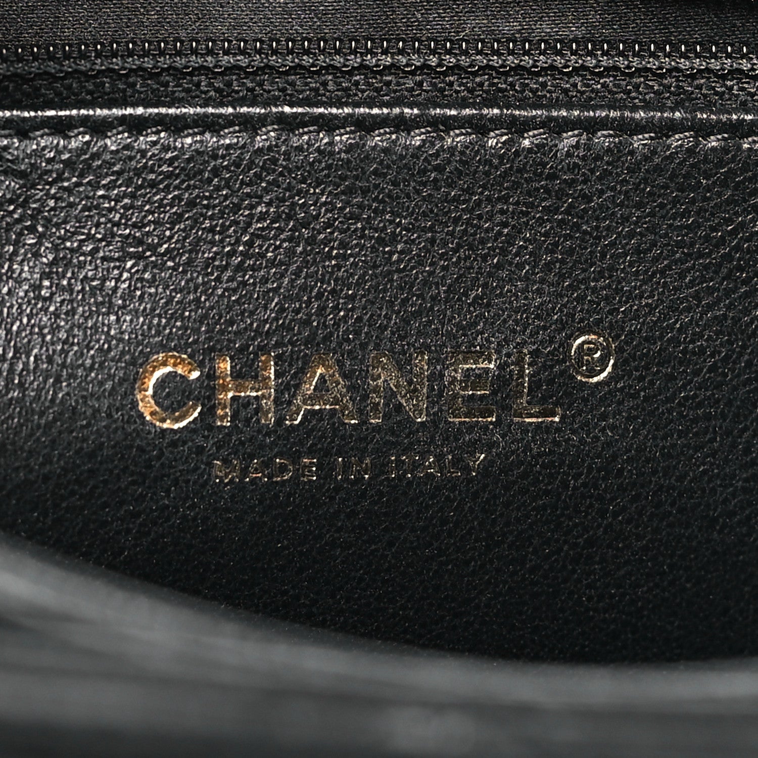 Chanel Sheepskin Quilted Large Beauty Lock Flap Black 6 of 11