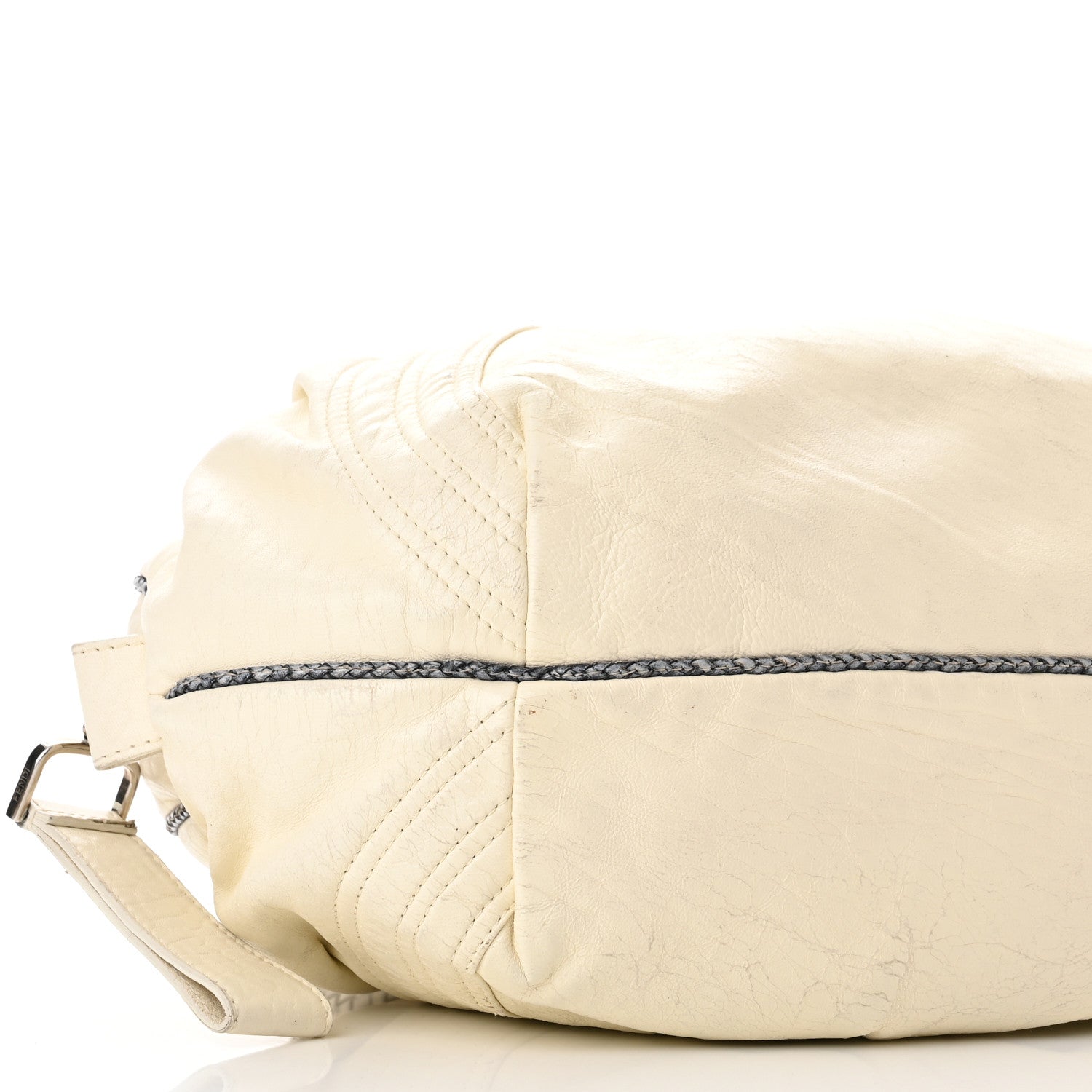 Fendi Nappa Nuvolata Spy Bowler White 10 of 11