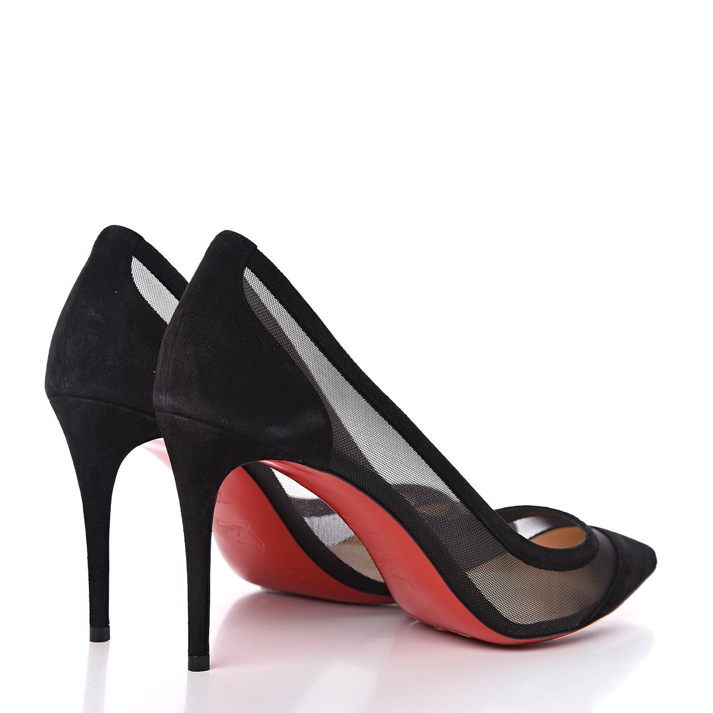 Veau Velours Rete Galativi 100 Pumps 40.5 Black