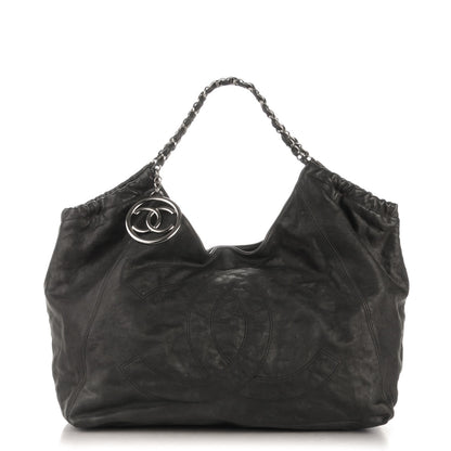 Chanel Distressed Caviar XL Coco Cabas Black 1 of 8