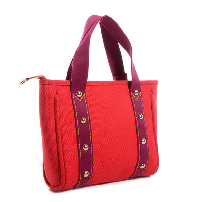 Louis Vuitton Toile Antigua Cabas PM Red Pink 3 of 7