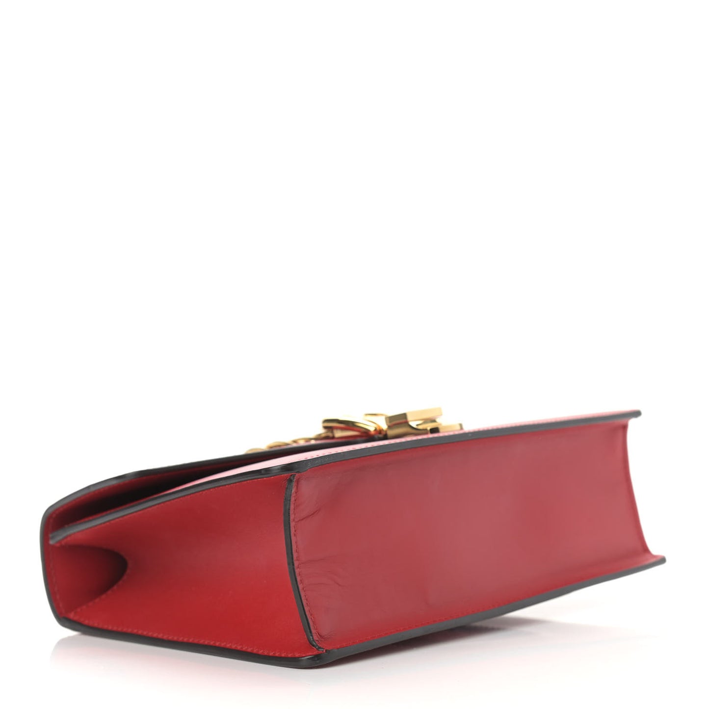 Calfskin Small Sylvie Shoulder Bag Hibiscus Red