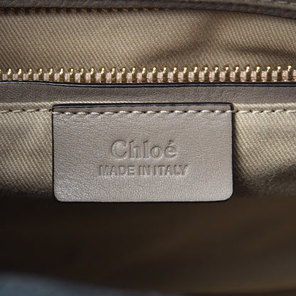 Chloe Suede Calfskin Small Owen Flap Bag Motty Grey 6 of 8