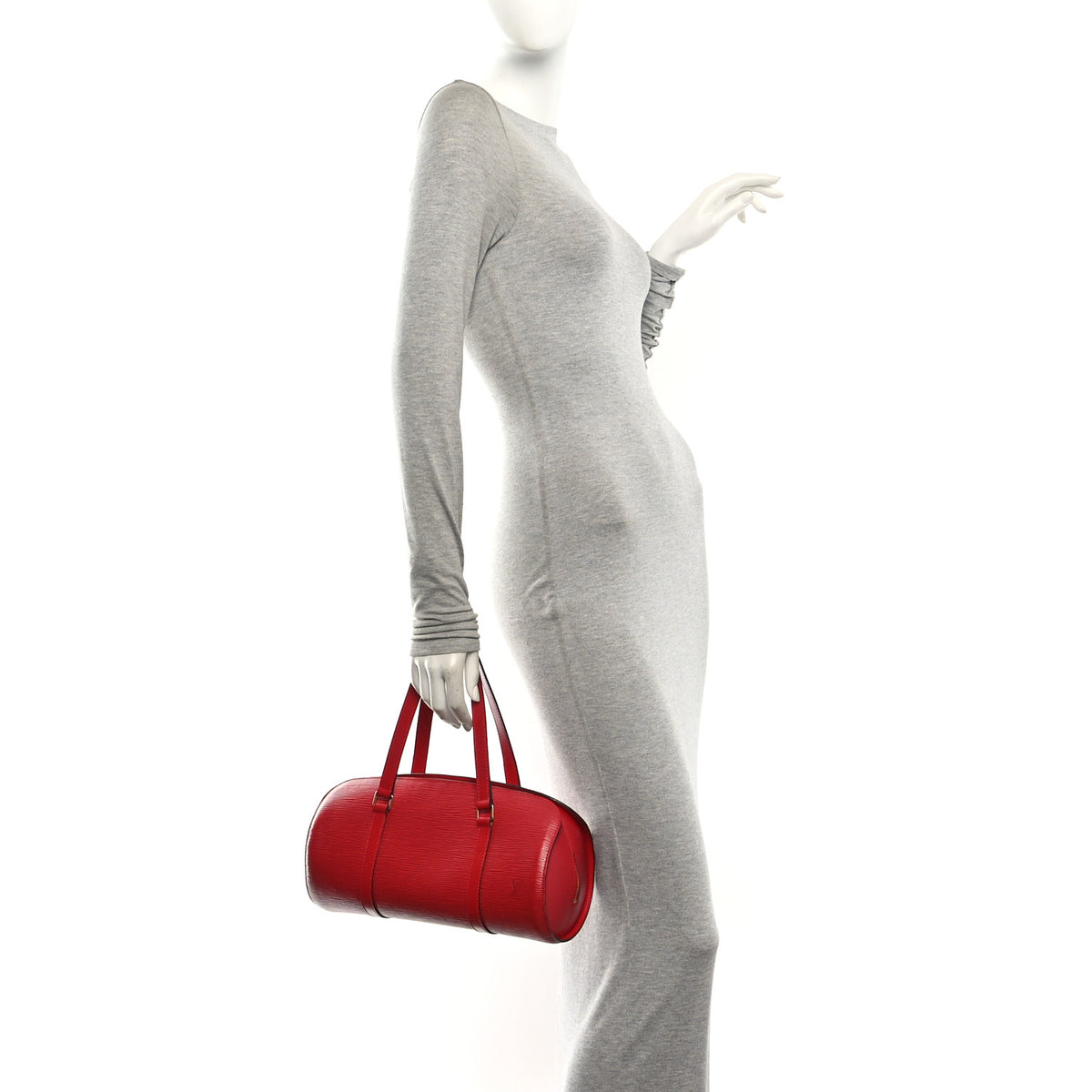Louis Vuitton Epi Soufflot Castillan Red 2 of 10