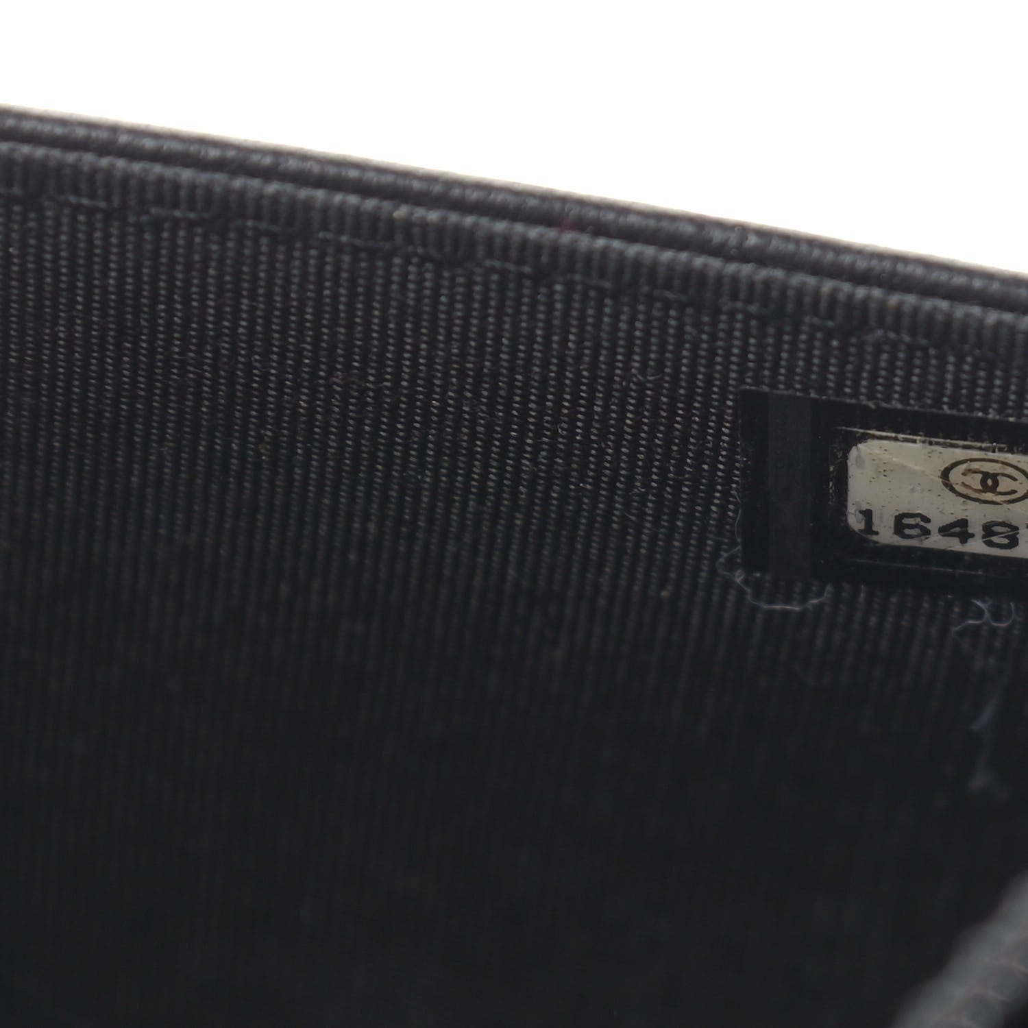 Chanel Lambskin Quilted Boy Wallet On Chain WOC Black 7 of 12