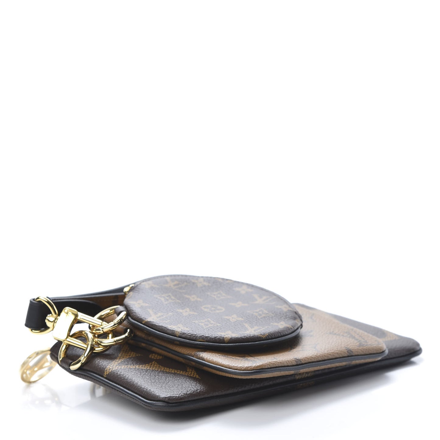 Reverse Monogram Giant Trio Pouch