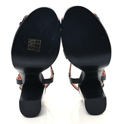 Hermes Goatskin Alesia Sandals 37 Black 6 of 10