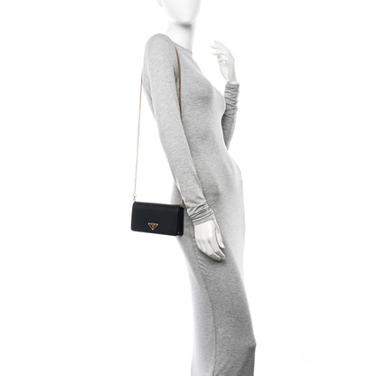 Prada Vitello Move Triangle Logo Miniborse Black 2 of 10