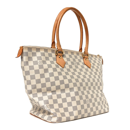 Louis Vuitton Damier Azur Saleya MM 3 of 9