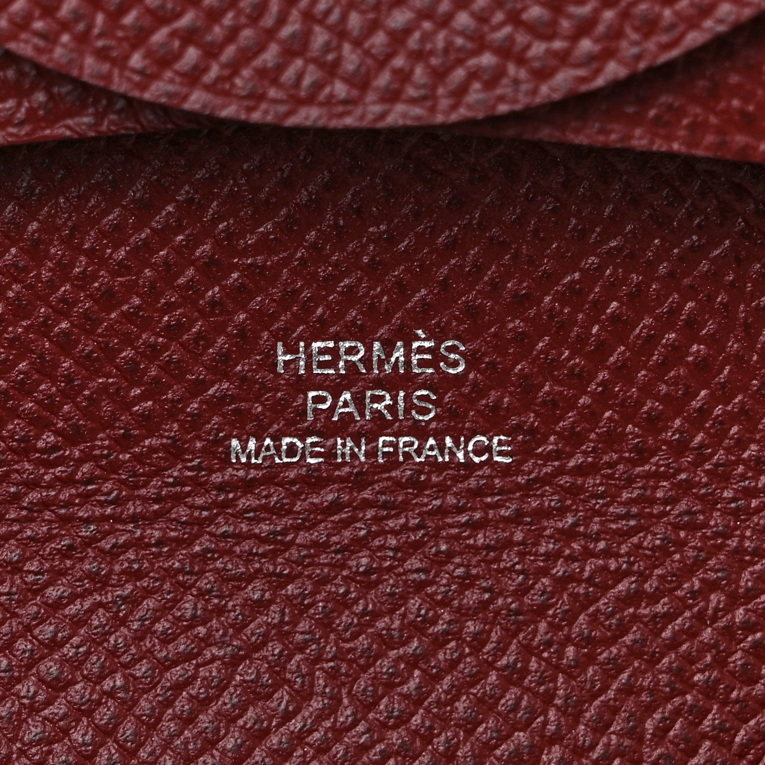 Hermes Epsom Bastia Coin Purse Rouge H 6 of 8