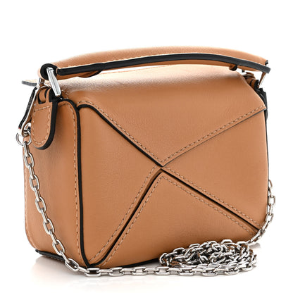 Loewe Calfskin Nano Puzzle Bag Tan 3 of 11
