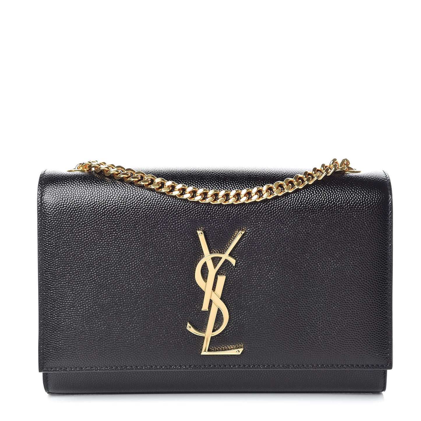 Grain De Poudre Small Monogram Kate Satchel Black