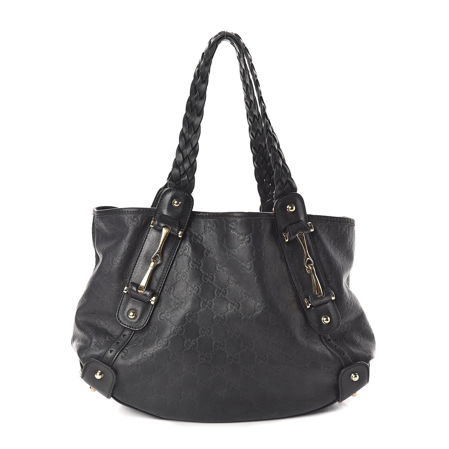 Guccissima Small Pelham Shoulder Bag Black