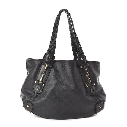 Gucci Guccissima Small Pelham Shoulder Bag Black 1 of 5